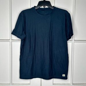 Vuori Strato Tech Tee in Navy Blue Heather